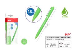 TINTA ÓLEO CANETA 1,0 mm VERDE CLARO MP