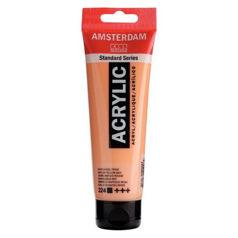 Amsterdam Pintura Acrílica Amarillo Nápoles Rojo 120 ml