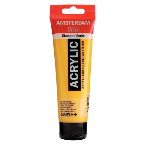Amsterdam Pintura Acrílica Amarillo Azo Medio 120 ml