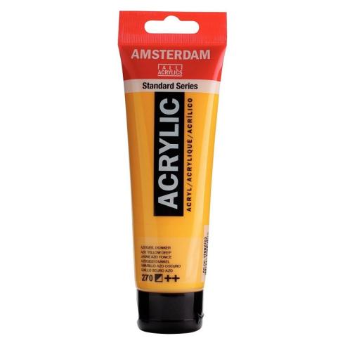 Amsterdam Pintura Acrílica Amarillo Azo Oscuro 120 ml