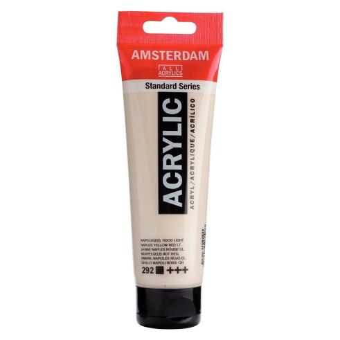 Amsterdam Pintura Acrílica Amarillo Nápoles Rojo Claro 120 ml
