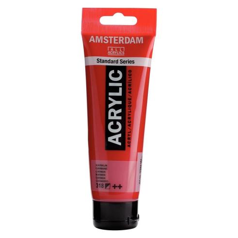 Amsterdam Pintura Acrílica Carmín 120 ml