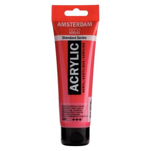Amsterdam Pintura Acrílica Rojo Permanente Púrpura 120 ml