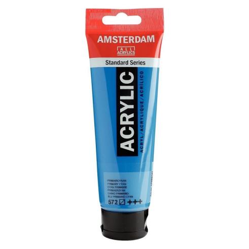 Amsterdam Pintura Acrílica Ciano Primario 120 ml
