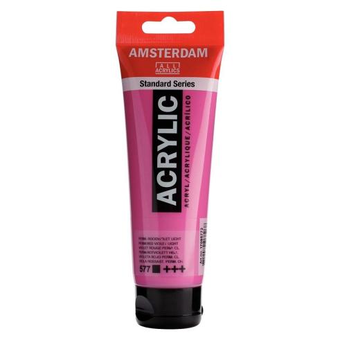 Amsterdam Pintura Acrílica Violeta Rojo Permanente Claro 120 ml