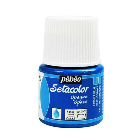 Pintura Pébéo Setacolor Opaco Azul Cobalto 45 ml