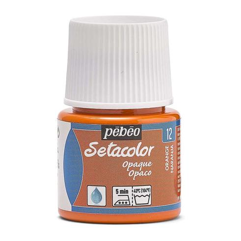 Pintura Pébéo Setacolor Opaco Naranja 45 ml
