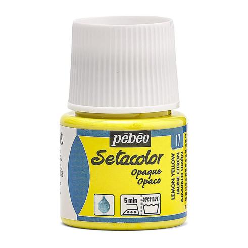 Pintura Pébéo Setacolor Opaco Limón 45 ml