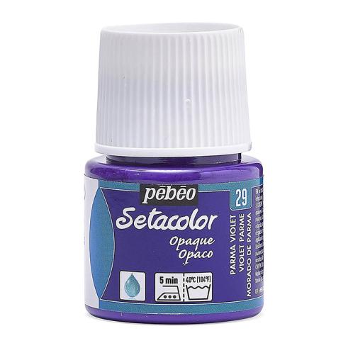 Pintura Pébéo Setacolor Opaco Violeta Parma 45 ml