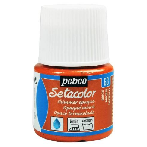 Pintura Pébéo Setacolor Opaco Teja Tornasol 45 ml