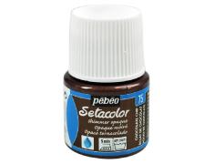 Pintura Pébéo Setacolor Opaco Choco Tornasol 45 ml