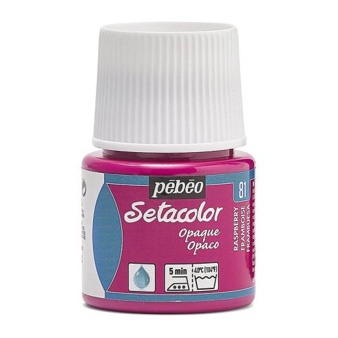 Pintura Pébéo Setacolor Opaco Frambuesa 45 ml