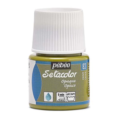Pintura Pébéo Setacolor Opaco Olivo 45 ml