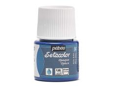 Pintura Pébéo Setacolor Opaco Azul Mezclilla 45 ml