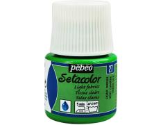 Pintura Pébéo Setacolor Tejidos Claros Verde Luz 45 ml