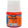 Pintura Pébéo Setacolor Tejidos Claros Naranja Fluor 45 ml