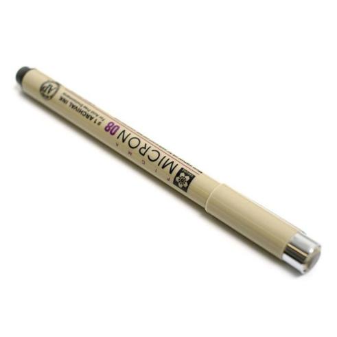 Rotulador Sakura Pigma Micron Negro 08 (0,50mm)