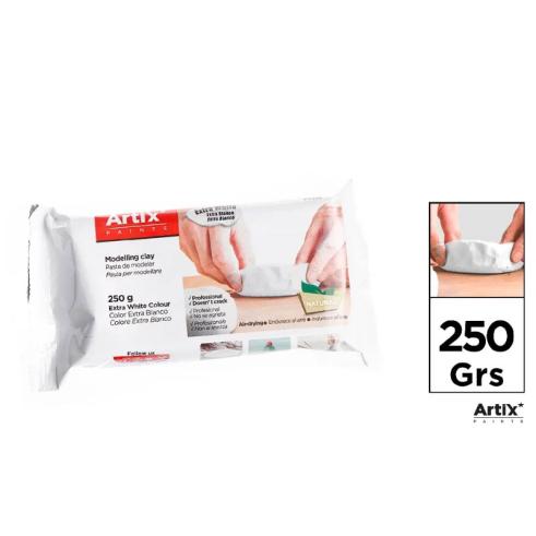 Argila Endurecedora Natural 250 g Extra Branca