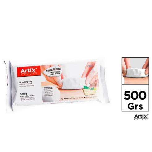 Argila Endurecedora Natural 500 g Extra Branca