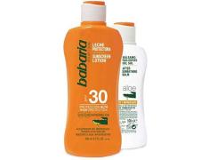 BABARIA PACK DE PROTEÇÃO DE LEITE FPS 30 ALOE VERA + PÓS SOL BALM ALOE VERA 100 ML GRÁTIS