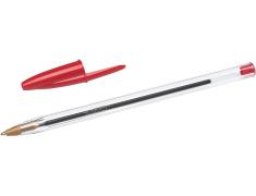 CANETA DE TINTA VERMELHA BIC CRISTAL