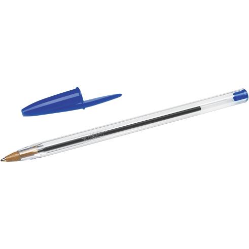 CANETA DE TINTA AZUL BIC CRISTAL