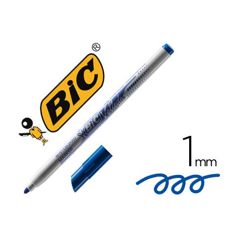 MARCADOR FINO BIC VELLEDA PARA CHALK 1mm AZUL