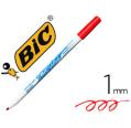 MARCADOR FINO BIC VELLEDA PARA QUADRO NEGRO 1mm VERMELHO