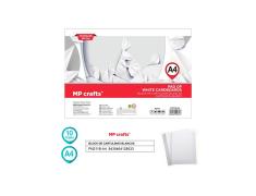 Bloco de Papelão Branco 10 Folhas A4 180g