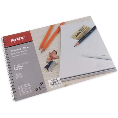Bloco de desenho A3 24 folhas 160g