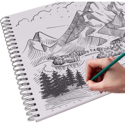 Bloco de Desenho A3 70 Folhas 110g