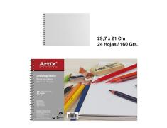 Bloco de Desenho A4 24 Folhas 160g