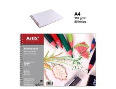 Bloco de Desenho A4 80 Folhas 110g