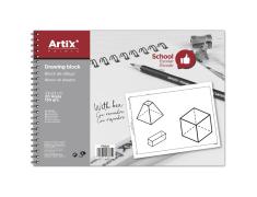 Bloco de desenho com caixa 23x33cm 20 folhas 130g