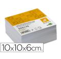 BLOCO DE NOTAS BRANCAS 100x100x60mm