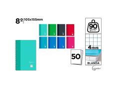 Bloco Octavo 50 Folhas Grelha 4 mm