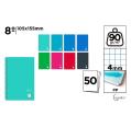 Bloco PP Octavo 50 Folhas Grelha 4 mm