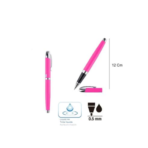 Caneta Rollerball Elegante 0,5mm Rosa