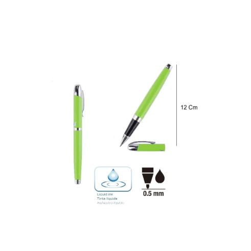 Caneta Rollerball Elegante 0,5mm Verde claro