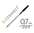 TRANSPARENTE PEN Q-CONNECT PRETO MÉDIO