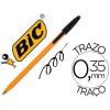 BIC ORANGE BLACK PEN