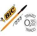 BIC ORANGE BLACK PEN