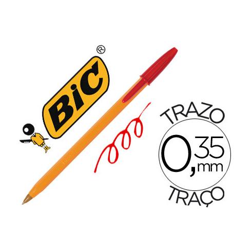 Bic Laranja Caneta Vermelha