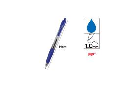 Caneta Esferográfica Click Azul 1 mm MP