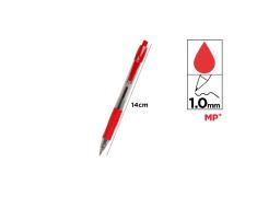 Caneta Esferográfica Click Vermelho 1 mm MP