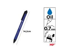 Caneta de Tinta a Óleo 0,7 mm Azul MP
