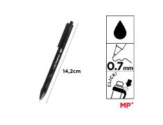 Caneta de Tinta a Óleo 0,7 mm Preto MP