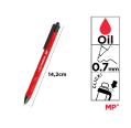 Caneta de Tinta a Óleo 0,7 mm Vermelho MP