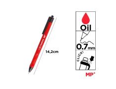 Caneta de Tinta a Óleo 0,7 mm Vermelho MP