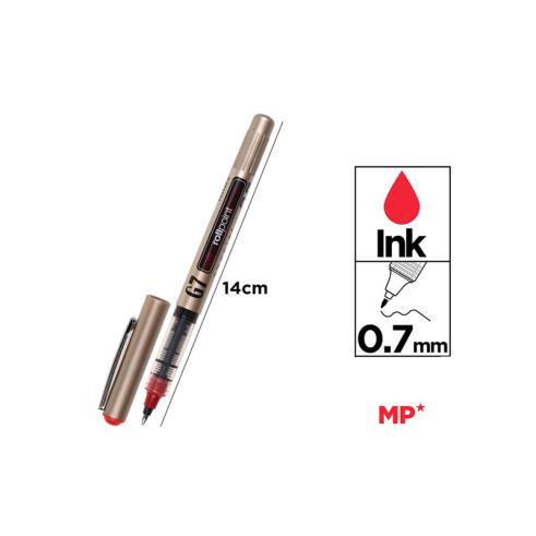 Caneta Esferográfica de Tinta Líquida G7 Vermelho